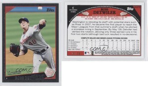 2009 Topps Update Black /58 Ross Detwiler #UH279