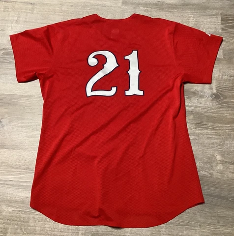 Roger Clemens Russell Athletics XL Red Sox Jersey Vintage Cover