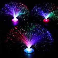 Multicolor Fiber Optic Lamp Light Holiday Wedding LED Centerpiece Fiberoptic