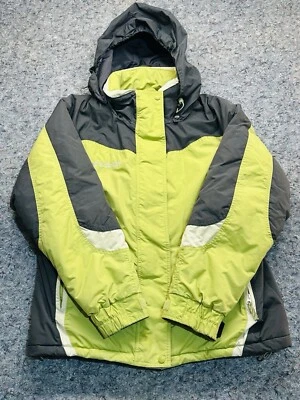 Columbia Sportswear Chaqueta Mujer’s Talla XL Verde y Gris Invierno Abrigo Exterior Capucha Foto 1 de 4