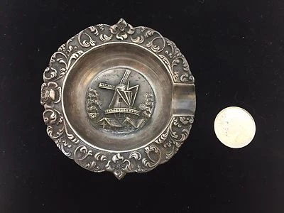 Cenicero personal vintage holandés 900 plato de plata #1 Foto 1 de 4