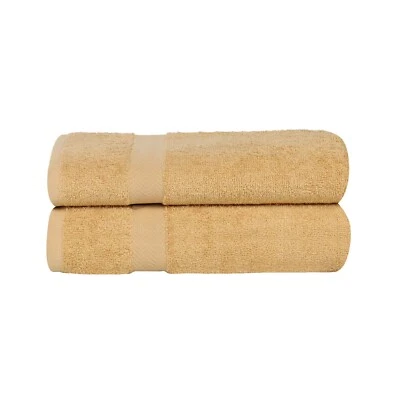 Juego de 2 sábanas de baño ligeras de secado rápido de algodón Franklin Foto 1 de 4