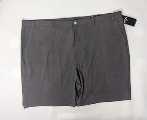 Clearance-Size 52 Big Callaway Golf Flat Stretch Shorts Polyester Blend 9"I Gray - Picture 1 of 14
