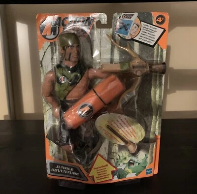 HASBRO ACTION MAN VINTAGE Jungle Adventure Figure MISB NEW - No Big Jim MATTEL - Immagine 1 di 3
