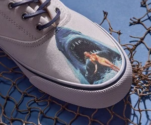 Sperry x JAWS Striper II CVO Lace Up Sneaker # 10 Collectors Edition Men's NEW! - Picture 1 of 11