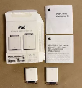 Original Genuine Apple iPad Camera Connection Kit MC531ZM/A Model A1362 A1358 - Picture 1 of 4