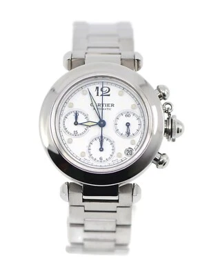 Cartier Pasha Chronograph Stainless Steel Watch 2412 - Image 1 of 4
