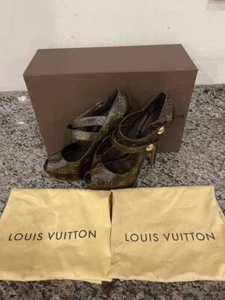 Women's 39.5 Louis Vuitton Monogram Canvas Ritual Mary Jane Pumps SPB-JB 331939 - Picture 1 of 9