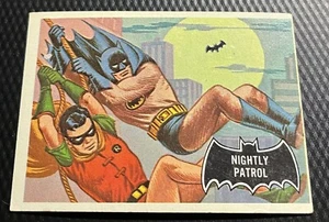 1966 Topps Batman Black Bat #14 - Nightly Patrol - Mid-Grade - No Creases - Picture 1 of 3