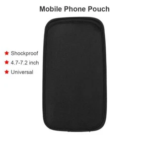 Universal Mobile Phone Pouch Case,Smartphone Neoprene Soft Cover Shockproof - Picture 1 of 19