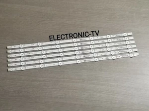 6 barrettes LED pour JVC LT-49C870 - Picture 1 of 1