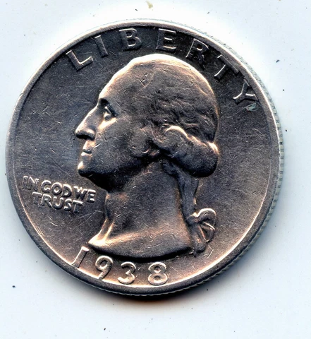 1938-s Washington quarter (SEE PROMO) Cover