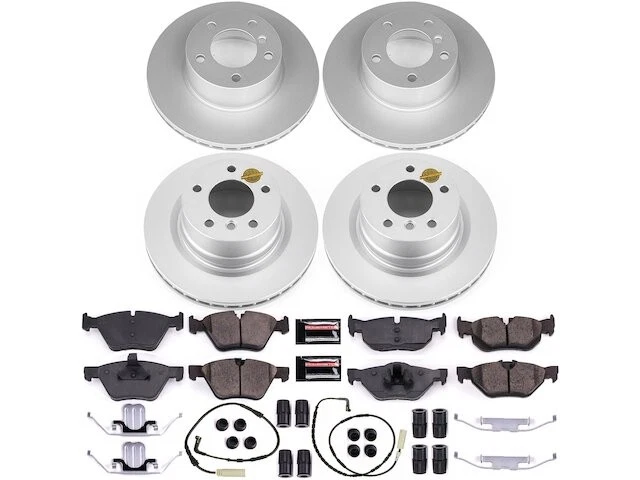 Комплект переднего и заднего тормозных колодок и ротора 26VWBG82 для BMW 128i 2008 2009 2010 - Изображение 1 из 1