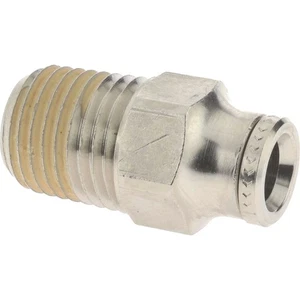 NORGREN 124250428 Pneumatischer Steckeradapter, 1/4" Rohr O/D, 1/4" NPT 2ER-PACK!!! - Bild 1 von 1