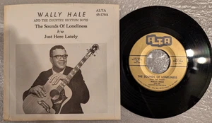 COUNTRY Wally Hale The Sounds of Loneliness Alta 170 1969 NM Pic Sleeve - Picture 1 of 2
