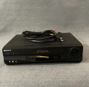 Sony SLV-N55 Videorecorder HiFi Stereo 4-Kopf VHS Player Recorder ohne Fernbedienung getestet funktioniert - Bild 1 von 8