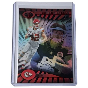 2024 Illusions Carson Steele Rookie RC #44 Chiefs Base Card - Picture 1 of 2