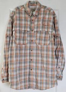 LL Bean kariertes Tropicwear belüftetes geknöpftes Angelhemd für Herren - Größe M Tall - gebraucht, in einwandfreiem Zustand - Bild 1 von 11