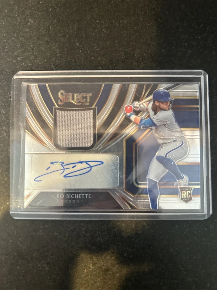 2020 Panini Select Bo Bichette Rookie RC Patch Relic Auto #RJA-BO /209 Blue Jays - Image 1 of 2