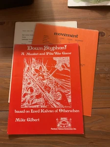 Mike Gilbert Down Styphon! Miniatures Rules with Charts FGU - Picture 1 of 1
