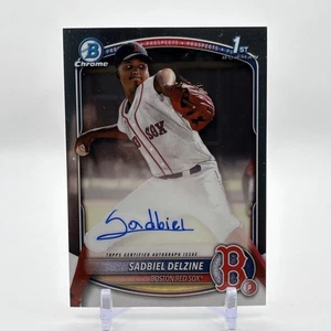 2025 Bowman Chrome Sadbiel Delzine 1st Bowman Prospects Auto #CPA-SD - Picture 1 of 2