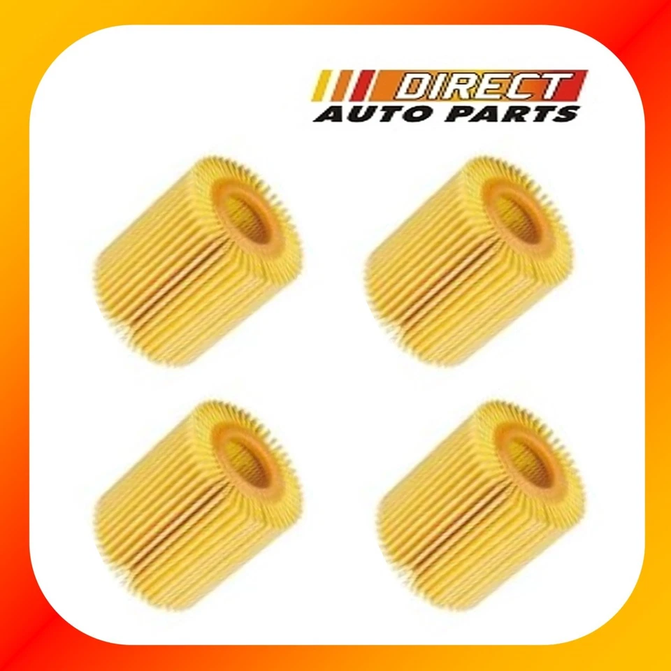 4 filtros de aceite de calidad OEM para Toyota Prius, Prius V, Matrix, Corolla, Scion XD Foto 1 de 4
