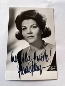 Autograph GERDA SCHEYRER (†1999)-Soprano AUSTRIA-Opera Singer signed card 1966 - Picture 1 of 2