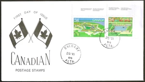 🍁Canada  #1051/1054    "CANADIAN FORTS"    Brand New 1985  Special Event Cachet - Picture 1 of 2