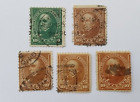 US 1890's Daniel Webster 10c green & brown shades