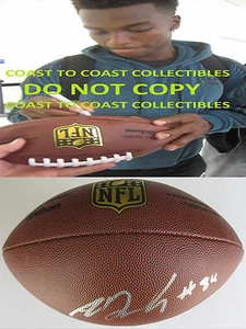 AMARA DARBOH SEATTLE SEAHAWKS,MICHIGAN,SIGNED,AUTOGRAPHED,DUKE FOOTBALL,PROOF - Picture 1 of 2