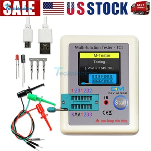 LCR-TC1 LCR-T7 TC-T7-H Transistor Tester TFT Diode Triode Capacitance Meter US - Picture 1 of 22