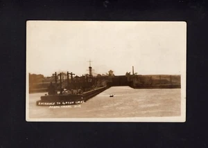 Entrada al Canal de Panamá a las esclusas de Gatún foto real @ 1920 - Imagen 1 de 2