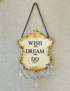 NUEVO VIP International Wish Dream Do It Joyas Letrero Colgante Decoración Inspiradora - Imagen 1 de 3