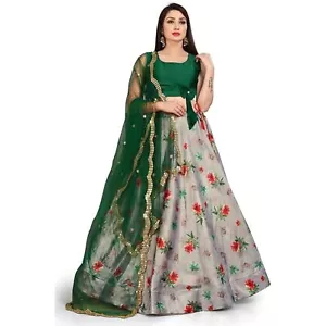 Lehenga Choli Stich Lehenga Choli Gagara Fertig Lehenga Choli - 539 grün - Bild 1 von 3