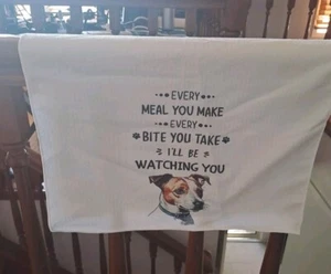 Jack Russell White Kitchen Absorbent, Quality Hand/Tea Towel Soft - Bild 1 von 3