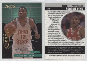 2000 Sage Hit Prospector Emerald /999 Scoonie Penn #P17 Rookie RC