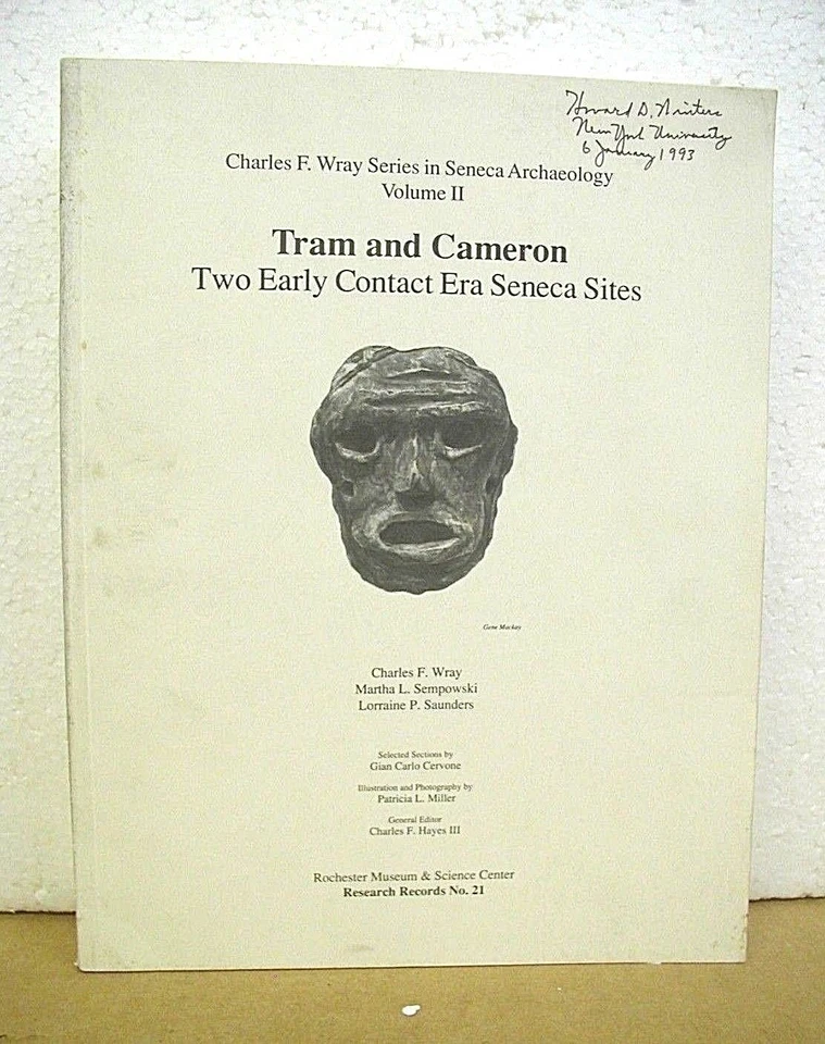 Tram and Cameron Vol. II in Charles Wray Series in Seneca Archaeology 1991 - Image 1 of 1