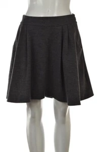 Diane von Furstenberg Womens Skirt Size 4 Gray Speckled Pleated Above Knee Wool - Picture 1 of 4