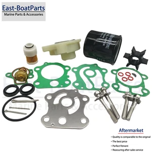 Service Parts Kit Impeller Thermostat Filter Yamaha Outboard 50HP F50B 1996-2002 - Picture 1 of 7