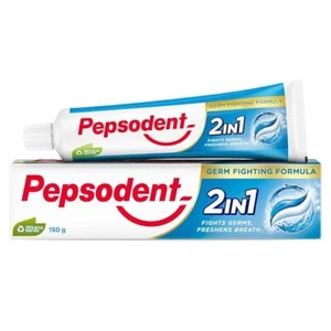 Pepsodent 2 in 1Toothpaste-Cavity Protection-Plaque Removal-Prevents Decay 150 g - Picture 1 of 7