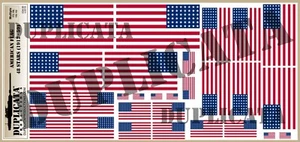 Diorama Accessory - American Flag, 48 Stars (1912-1959) - 1/72, 1/48, 1/32, 1/35 - Bild 1 von 4