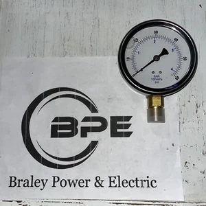 PIC GAUGES - 201L-402D Industrial Pressure Gauge 0 to 60 psi 4 in Dial - Picture 1 of 8
