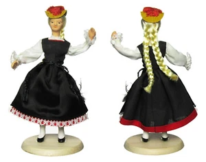 GERMAN FOLK COSTUME DOLL - Schwarzwald Region - Germany ethnic Black Forest art - Picture 1 of 1