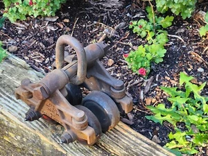 Jeruis Webb 1/2 Ton Beam Trolley Overhead Conveyor Detroit USA Farmhouse Decor - Picture 1 of 19