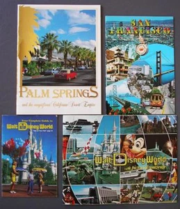 Orig Vintage Lot Of Four 1970's Brochures Disney World/San Francisco/Palm Spings - Picture 1 of 12