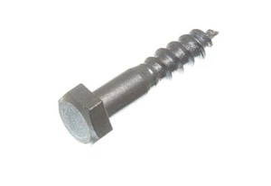 New 500 X Hexagon Hex Head Coach Screw BZP Zinc Plated Steel Fixing M8 X 40mm - - Picture 1 of 1