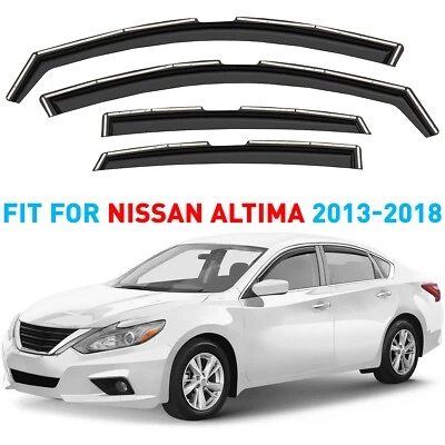 Deflectores de ventana lateral protectores de lluvia para Nissan Altima 2013-2018 Foto 1 de 4