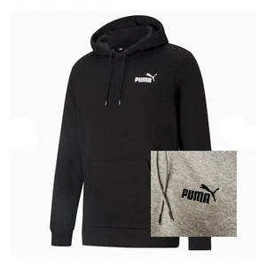 NWT Men's Puma Essentials Small Logo Crew Neck Hoody, Fleece Lined Jumper - Picture 1 of 14