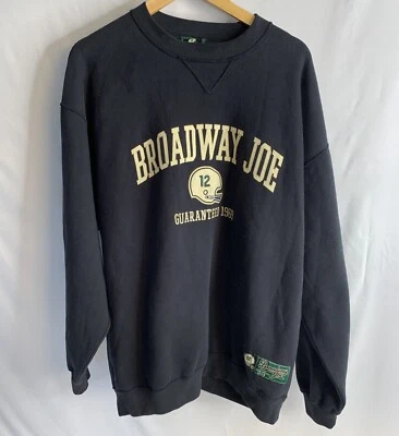 Broadway Joe Sweatshirt XL Joe Namath Jets 12 - Image 1 of 4
