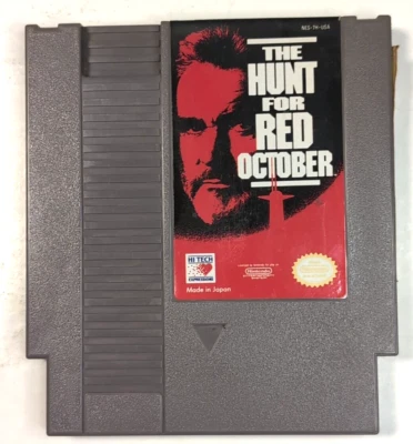 The Hunt for Red October -Nintendo Entertainment System (NES) Cartridge & Sleeve - Image 1 of 3